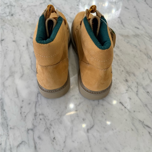 NWT Texas Steer Steel Toe Tan Leather Men's Work Boots Size 11 - Picture 6 of 10